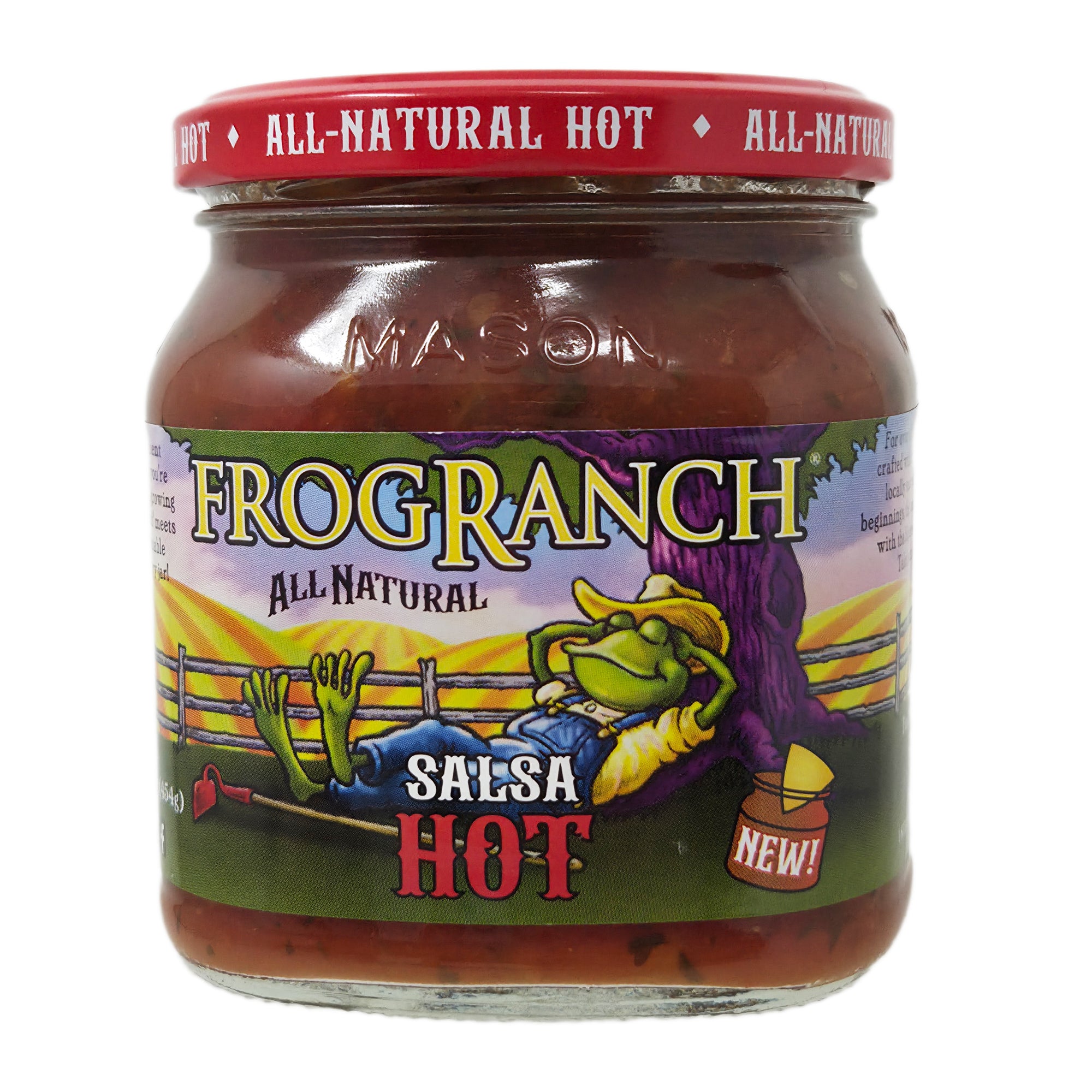 Frog Ranch Hot Salsa-16 oz. - Healthy Heart Market